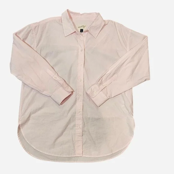 Universal Thread Women's Light Pink Button Down Shirt - Picture 3 of 7
